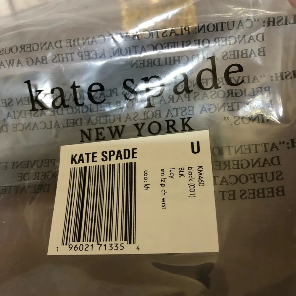 Kate Spade Black Wristlet